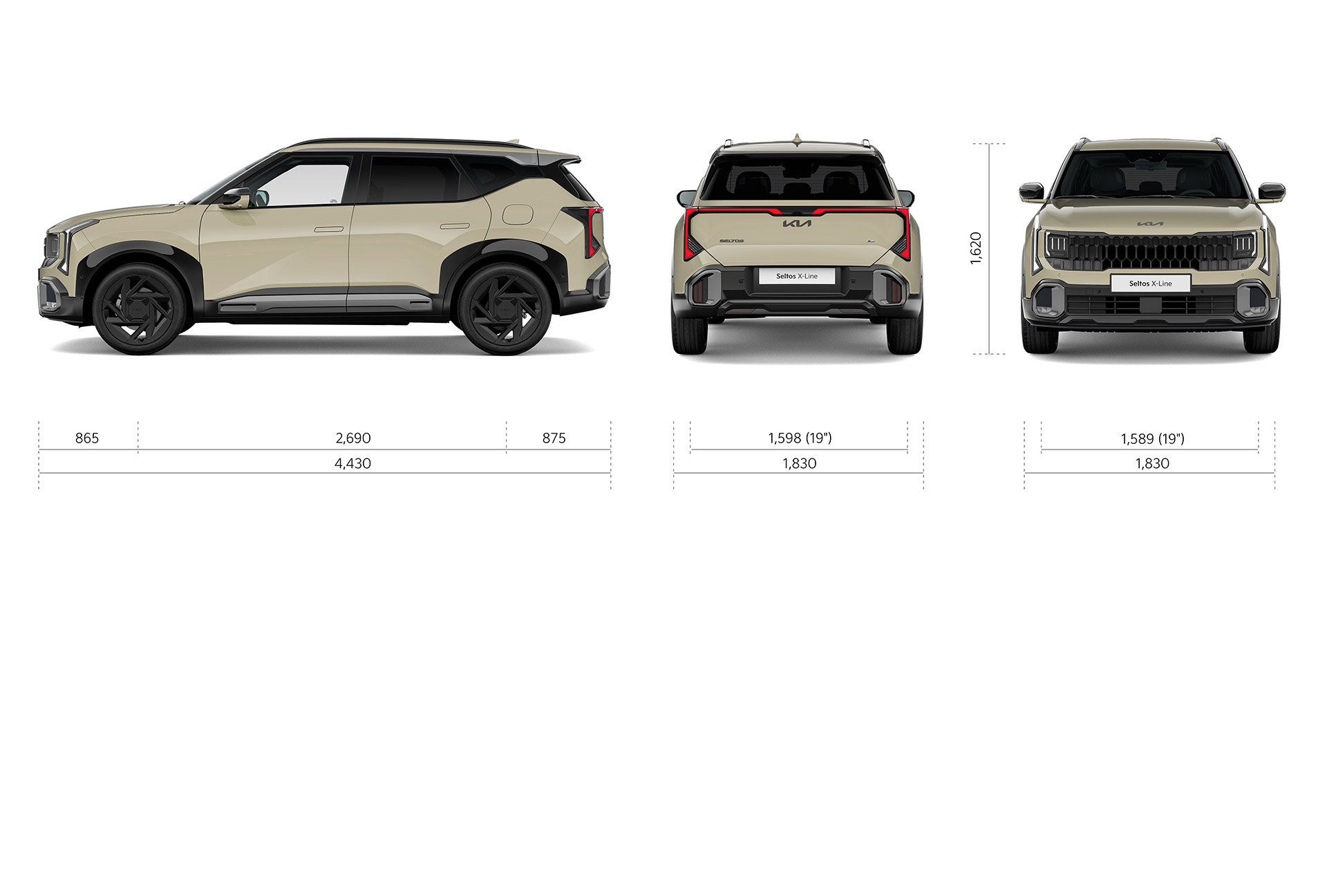 Kia EV4 Dimensions - all