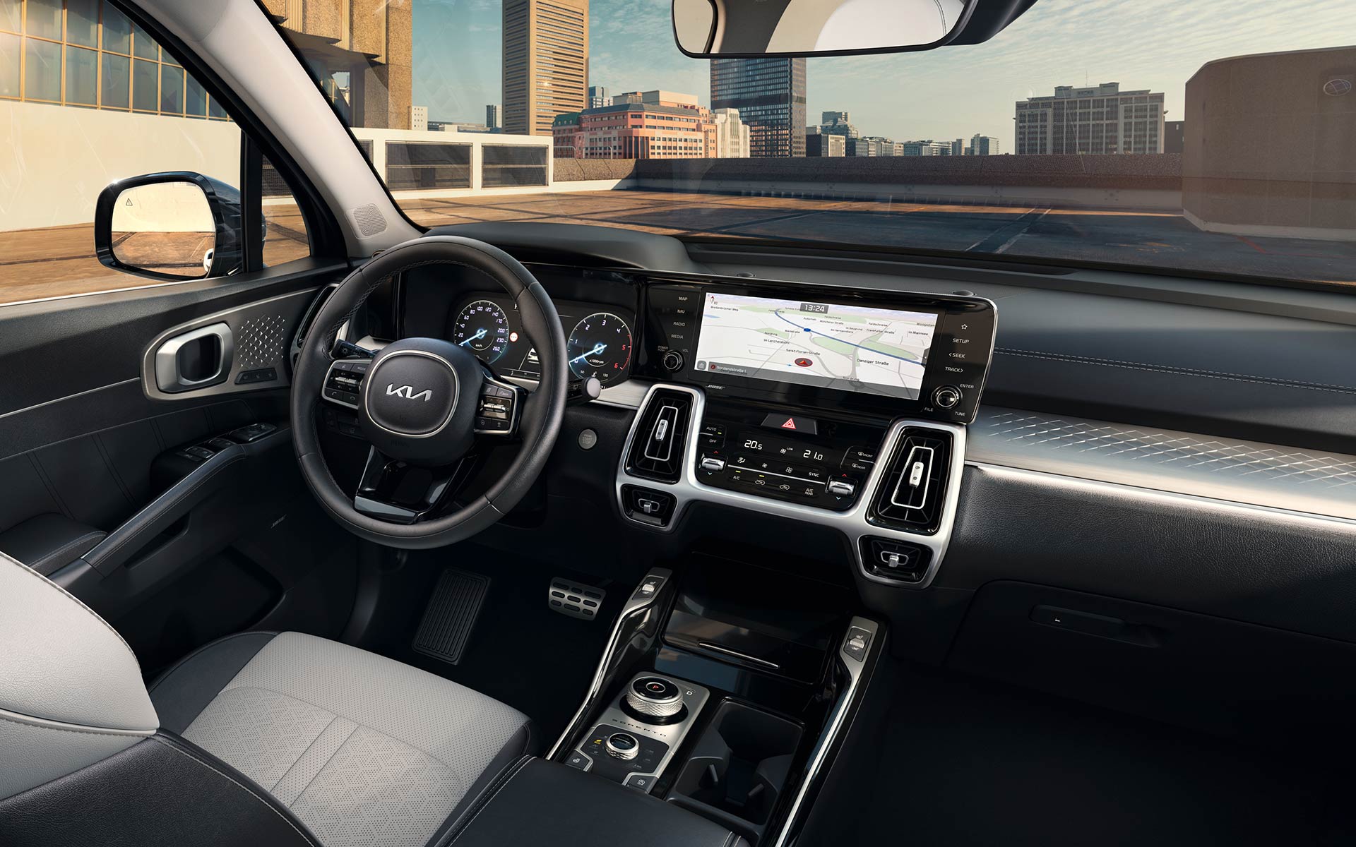 Intérieur de la Kia Sorento