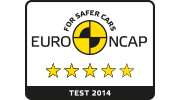 5 étoiles aux crash-tests de l’Euro NCAP