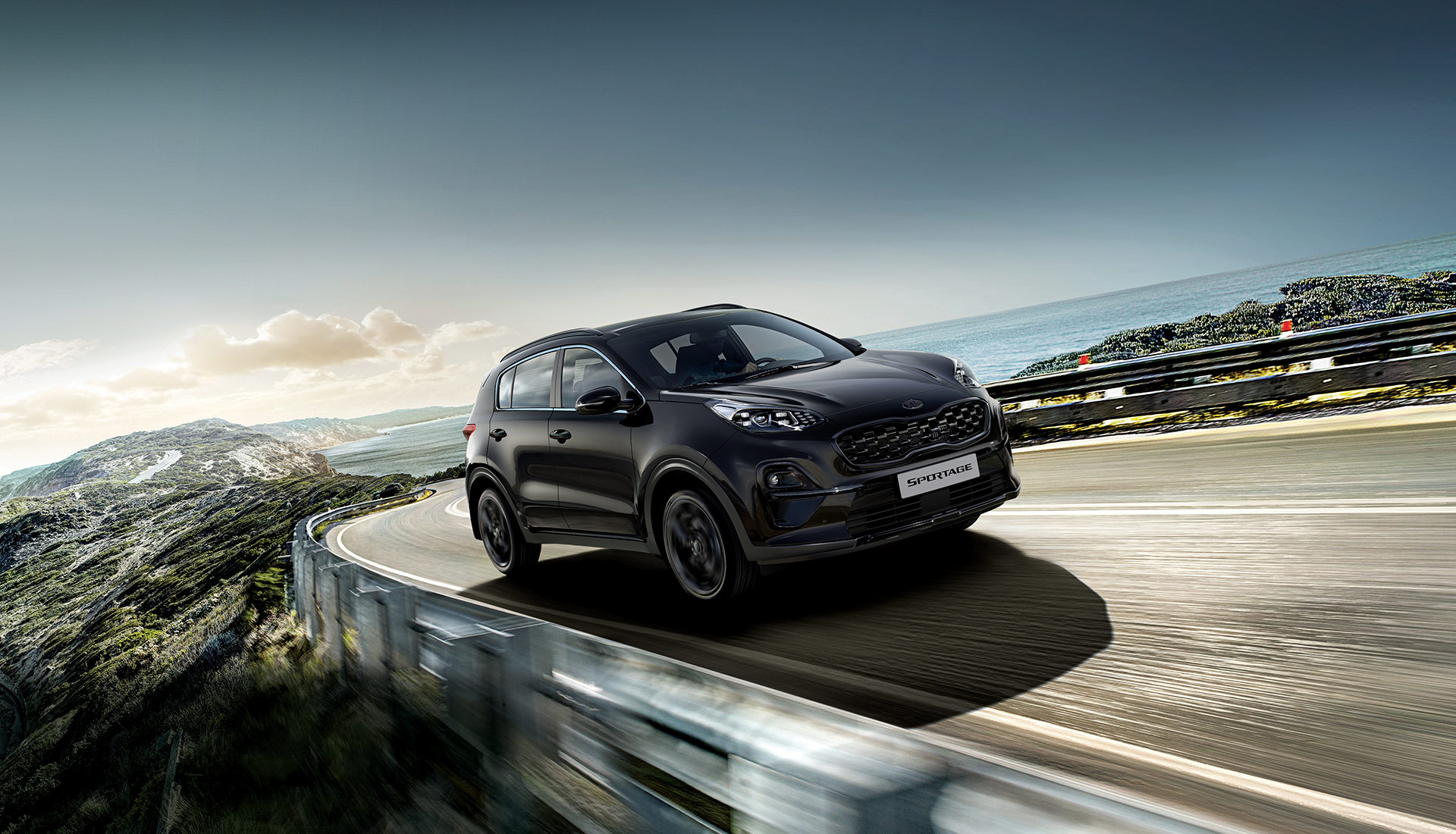 The Kia Sportage Black Edition outdoor