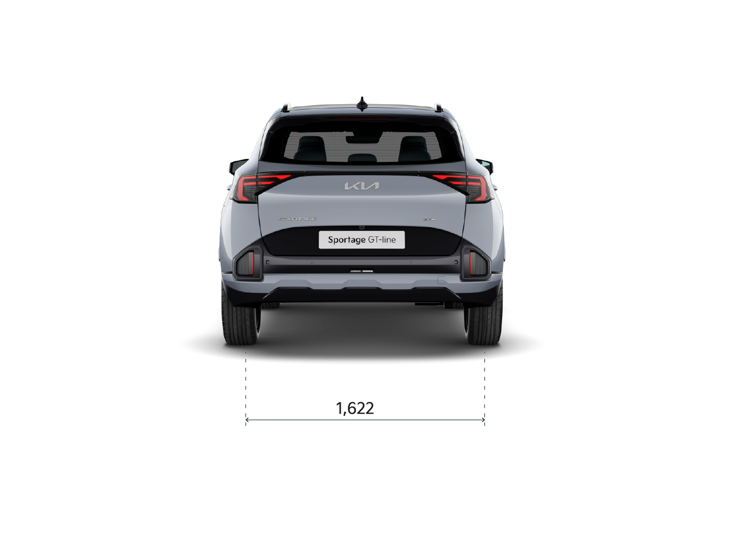 Kia Sportage Dimensions rear view