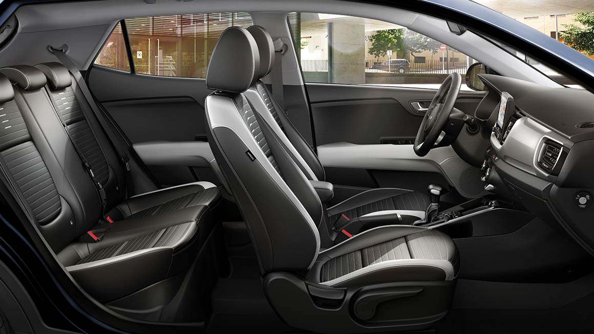 El interior del Kia Stonic ofrece una artesanía excepcional, diseño y lo ultimo en tecnología.