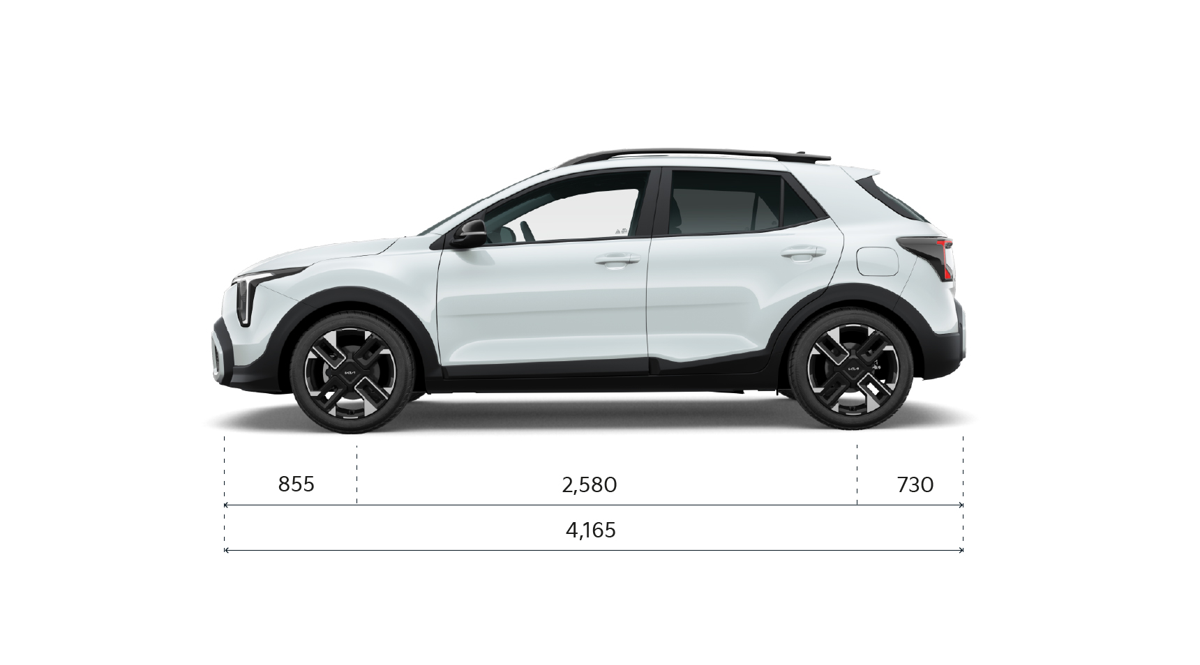 Kia Stonic Dimensiones laterales