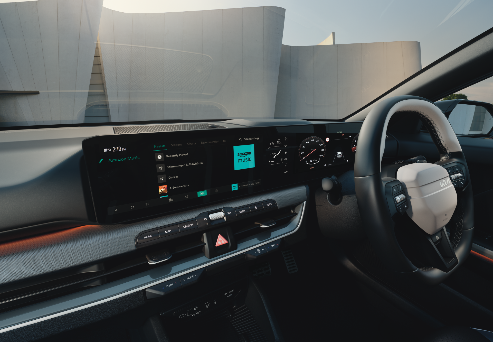 Sporty cabin details