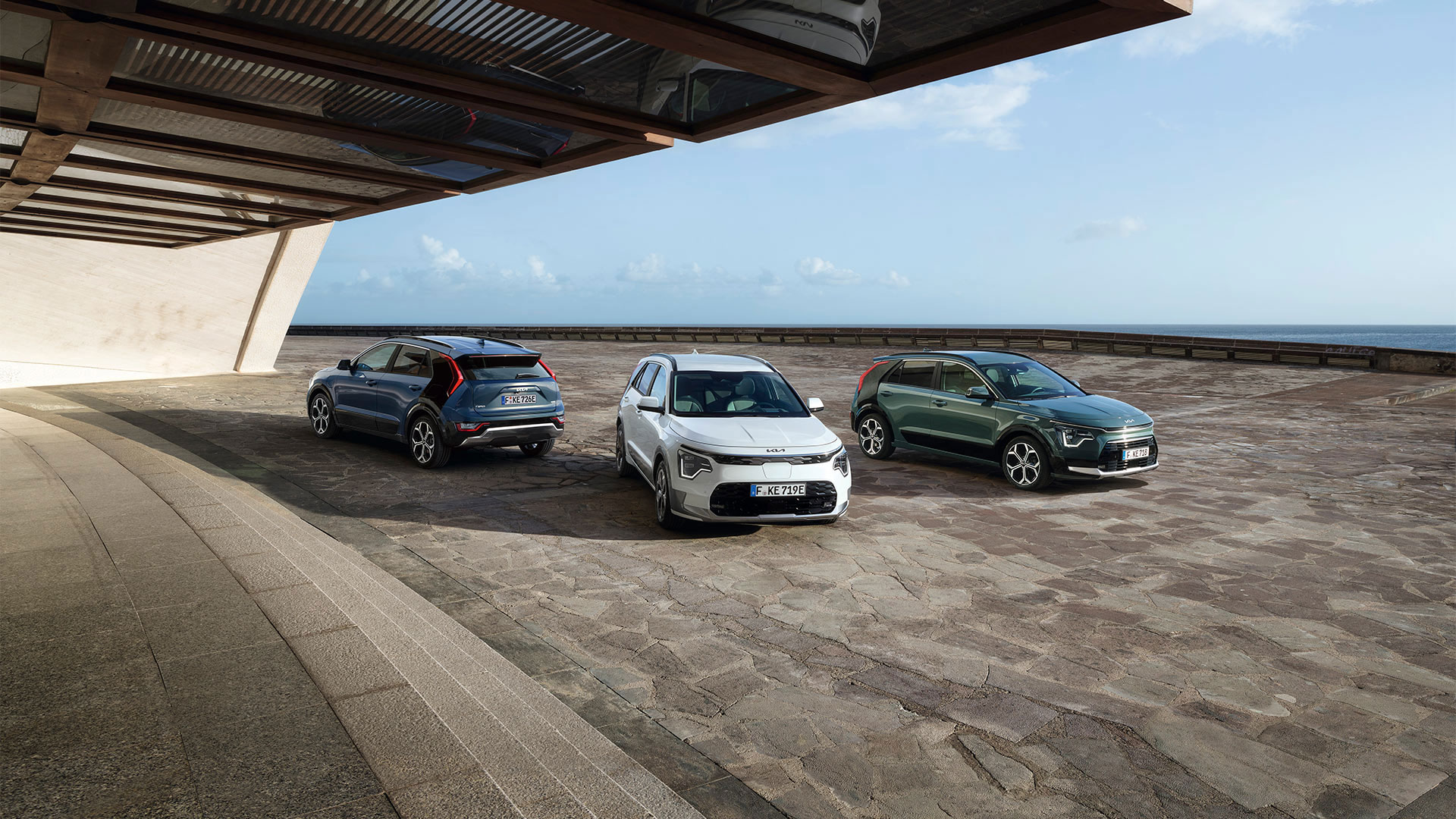 L'intera gamma di Nuova Kia Niro
