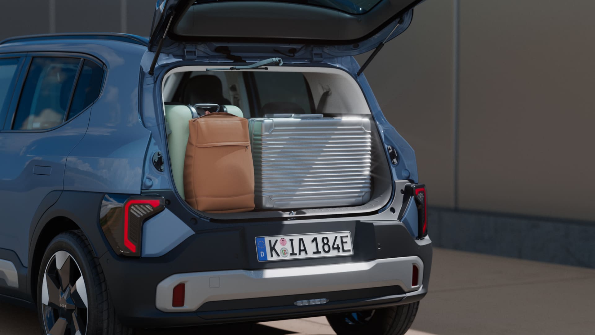 Generously sized trunk.