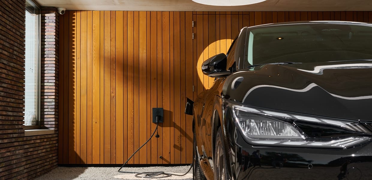 KIA EV6 aan de oplader visual