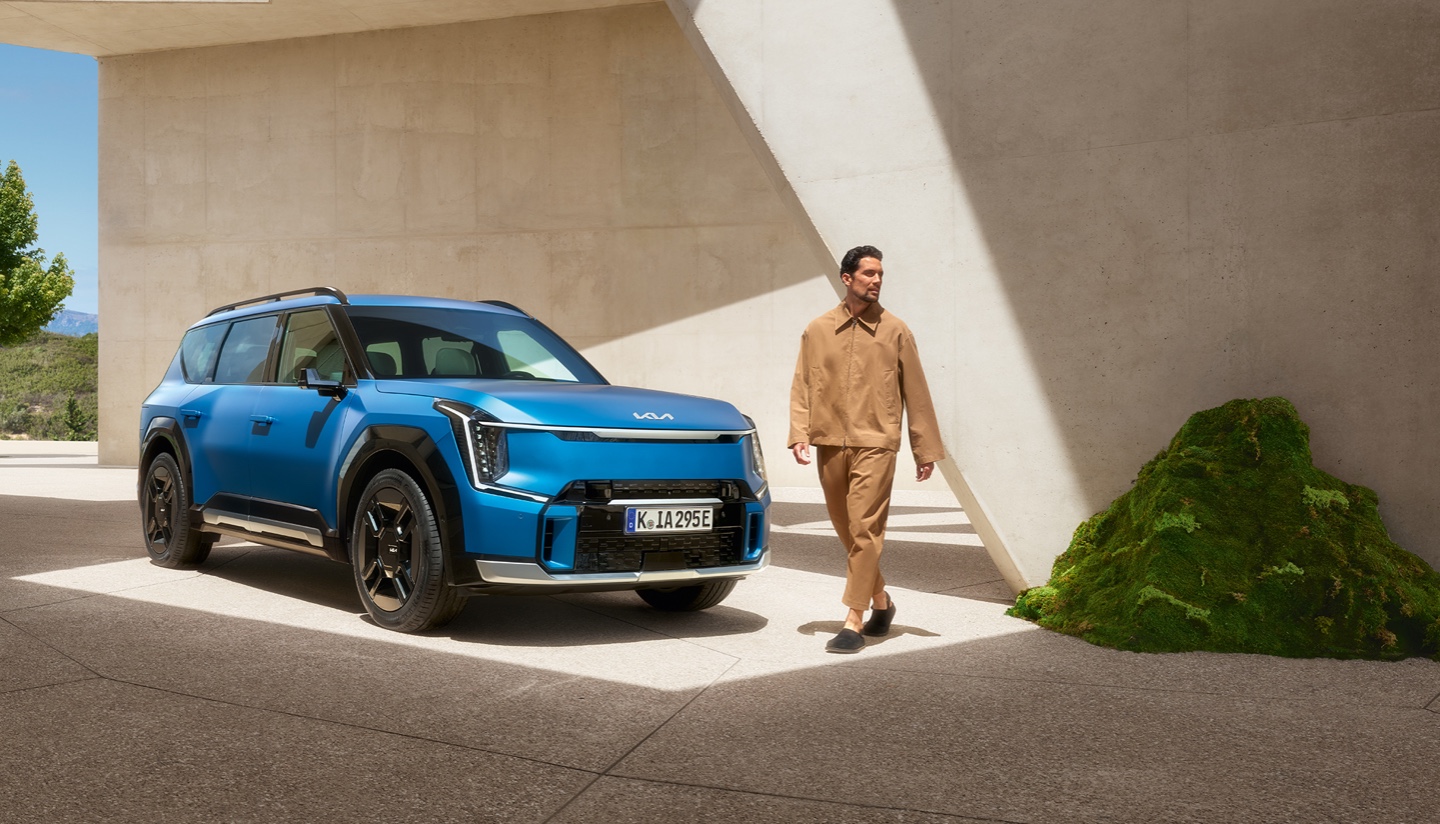 Kia EV9 voorkant sfeer visual