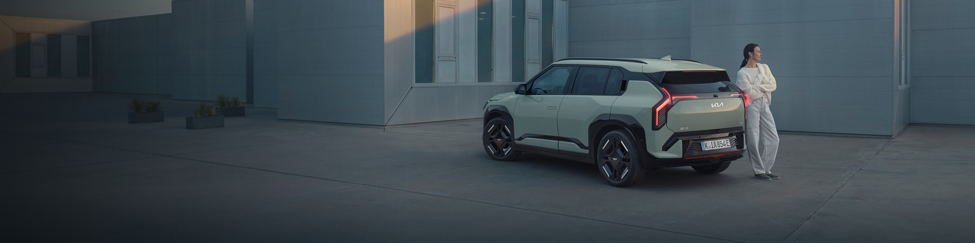 Kia EV3 achterzijde visual