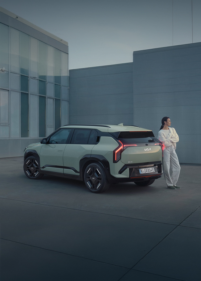 Kia EV3 achterzijde visual