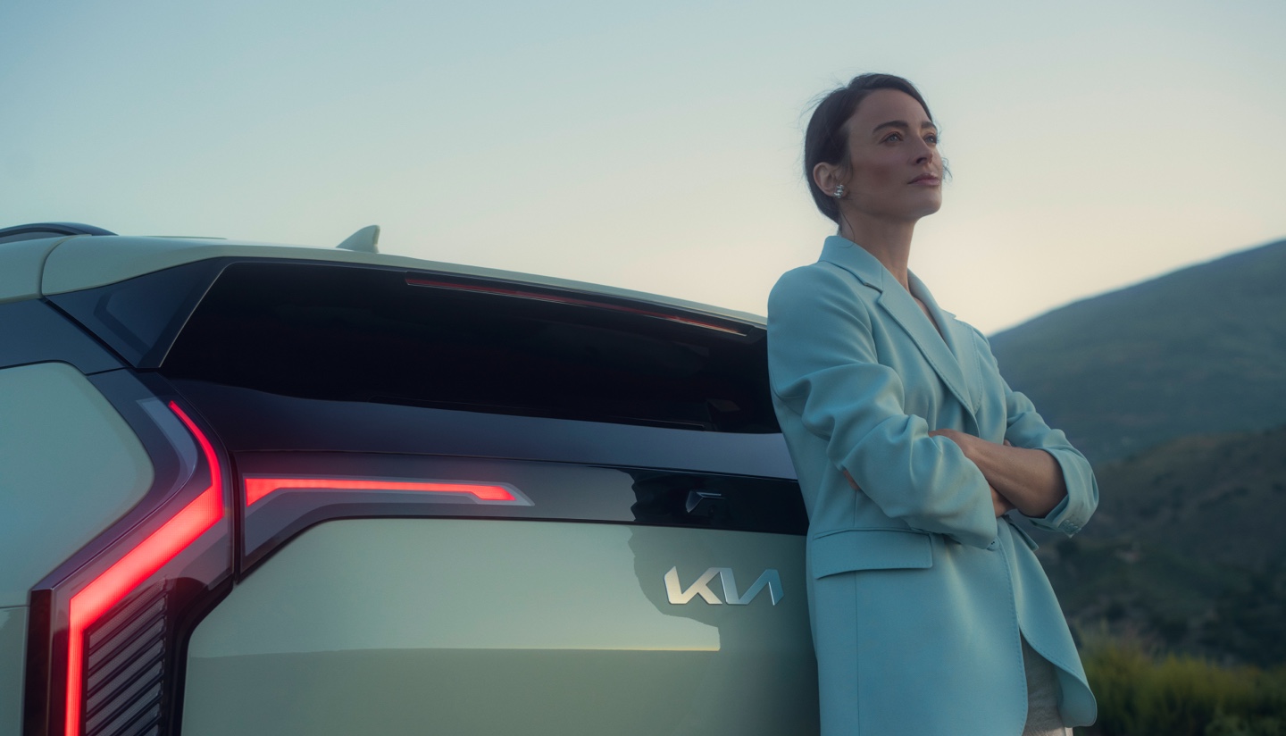 Kia EV3 achterkant sfeer visual