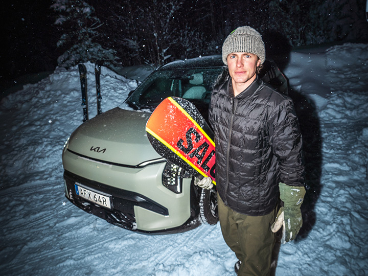 Sven Thorgren - snowboardare och ambassadör för Kia