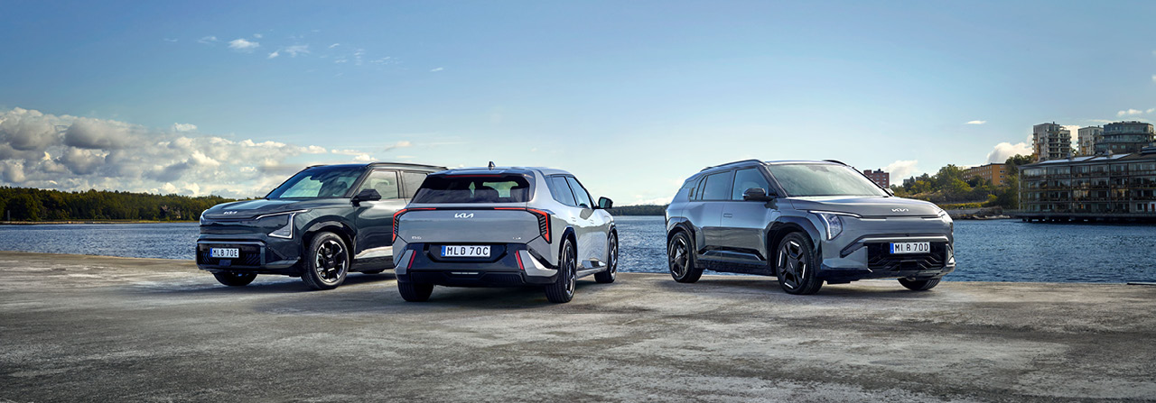 Kias elbilar Kia EV5, Kia EV4 och Kia EV3