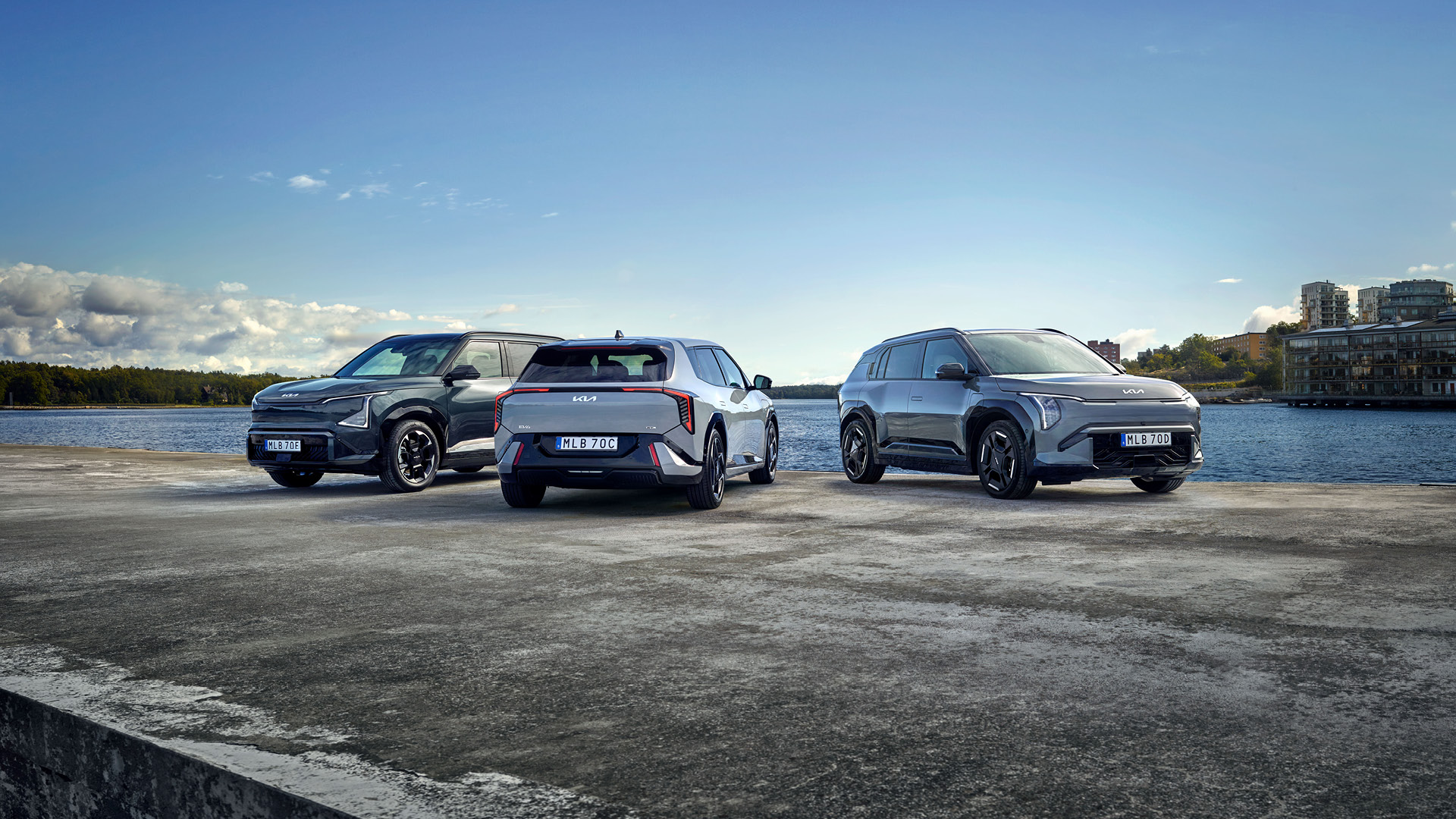 Kia EV5, Kia EV4 och Kia EV3