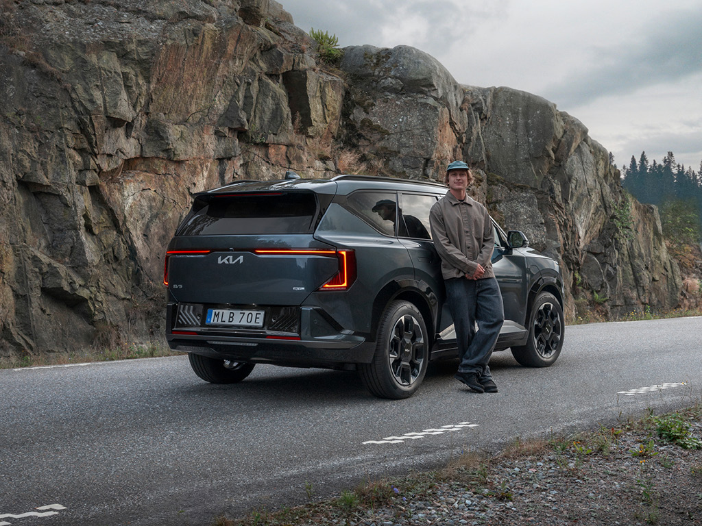 Kia EV5 med Tom