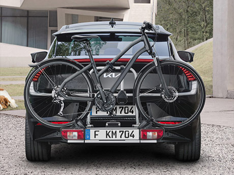 Dragkroksmonterad cykelhållare
