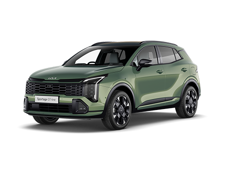 Kia Sportage Shadow Hybrid green