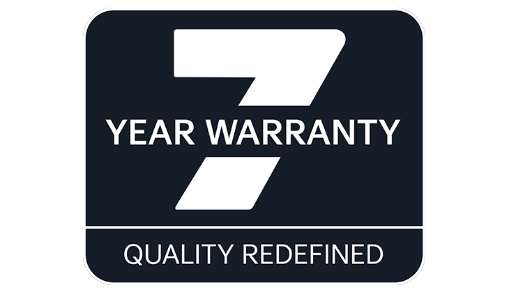 7 Year Warranty