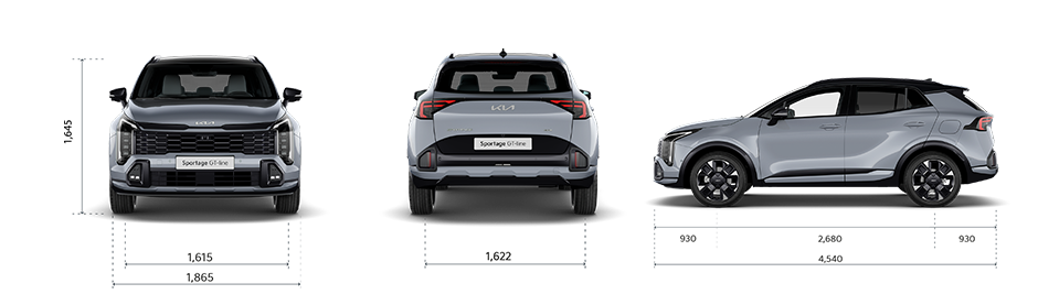 The all-new Kia Niro dimensions