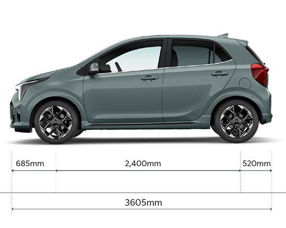 Side view specifications 