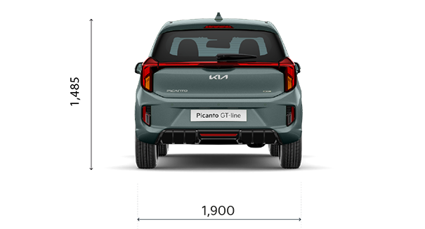 Rear view specifications 