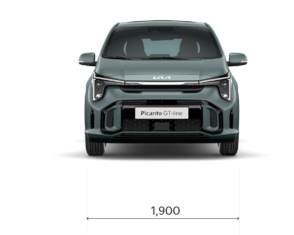 Front view specifications 